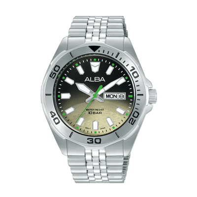 Alba Active Planet Series AV3585X Saturn Stainless Steel Quartz Men Watch