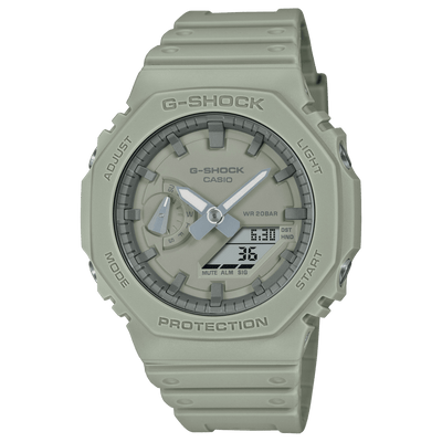 Casio G-Shock GA-2100NC-3A Analog-Digital Green Resin Strap Men Watch