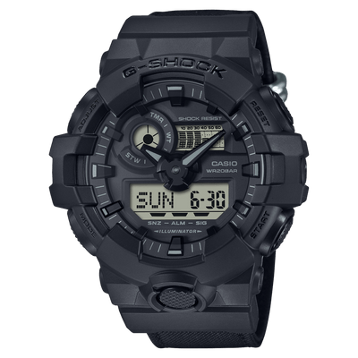 Casio G-Shock GA-700BCE-1A Analog-Digital Black Resin Strap Men Watch