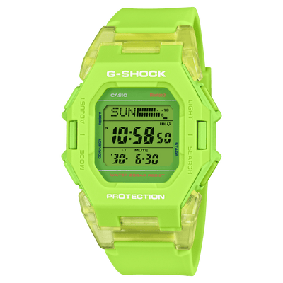 Casio G-Shock GD-B500S-3 All Green Square Digital Bluetooth Men Watch