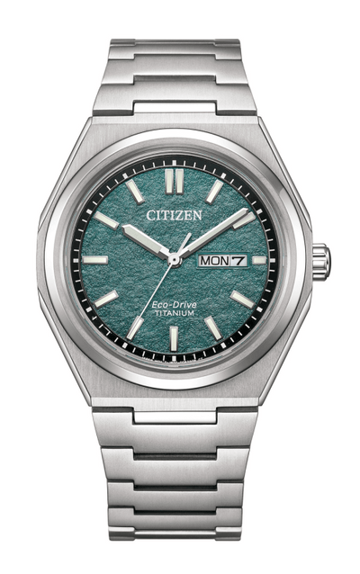 Citizen Zenshin AW0130-85X Green Super Titanium Eco-Drive Men Watch