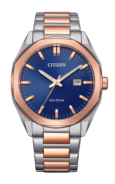 Citizen Eco-Drive BM7606-84L Two-Tone Rose Gold Steel Men Watch