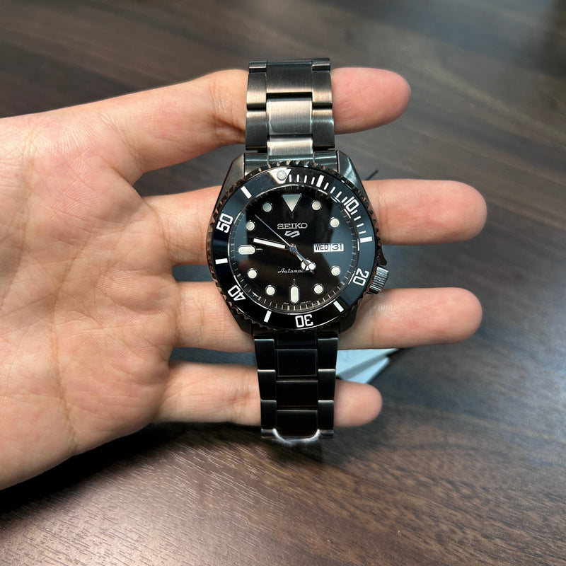 [Seiko Mod] Seiko 5 Sports All Black Submariner Automatic Men Watch