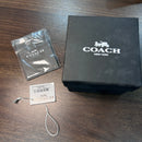 [Pre-Owned] Coach Two-Tone Blue Leather Chronograph Men Watch