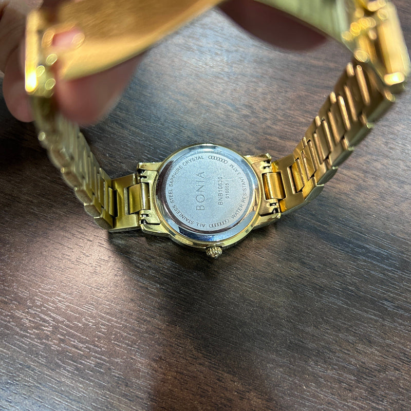 [Pre-Owned] Bonia Sapphire Gold Quartz Women Watch