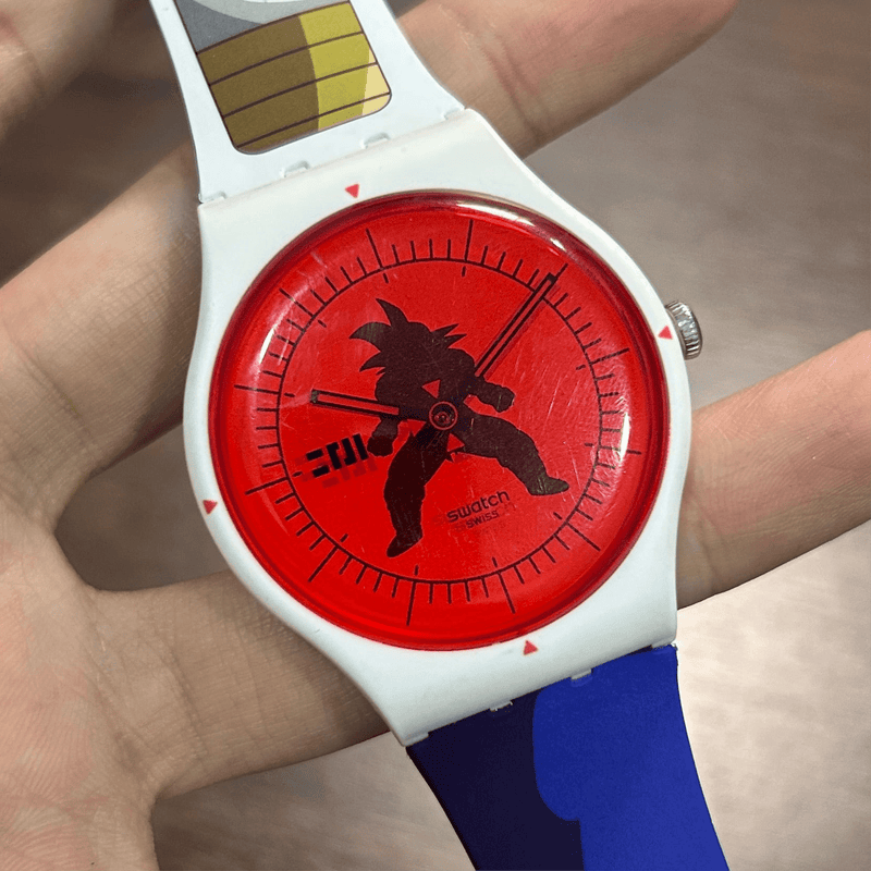 [Pre-Owned] Swatch X Vegeta SUOZ348 Dragon Ball Z Limited Men Watch