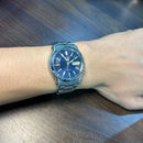 [Pre-Owned] Seiko 5 Classic SNKL79K1 Blue Automatic Men Watch