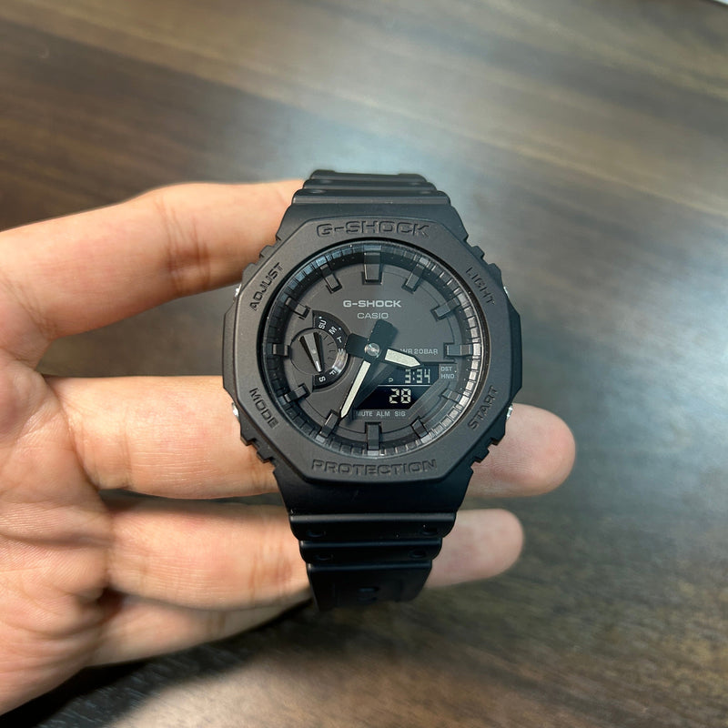 [Pre-Owned] Casio G-Shock GA-2100-1A1 All Black TMJ Men Watch