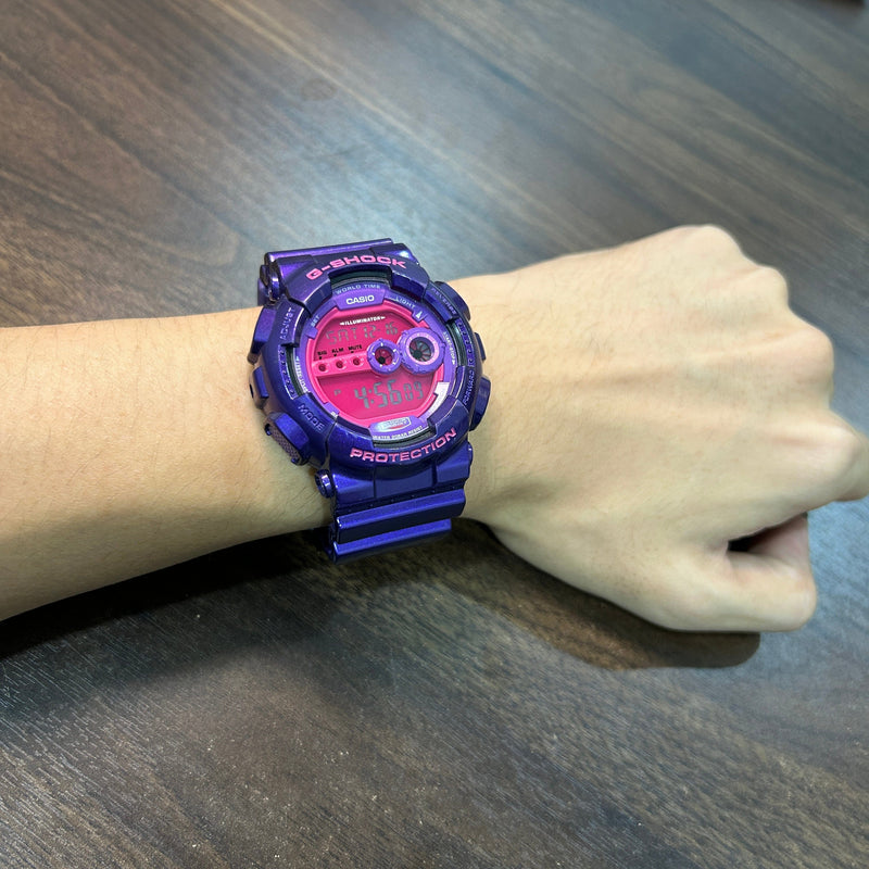 [Pre-Owned] Casio G-Shock GD-100SC-6D Rare Purple Men Watch