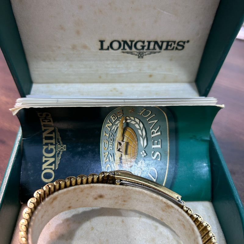 [Pre-Owned] Longines La Grande Vintage Gold Quartz Unisex Watch