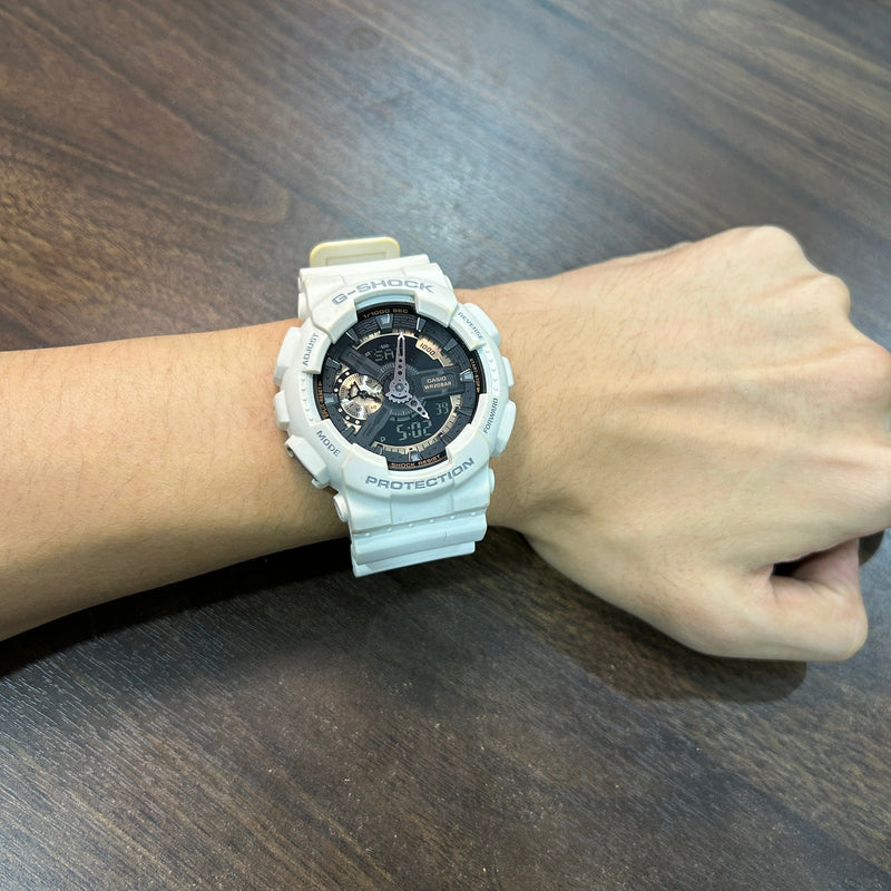 [Pre-Owned] Casio G-Shock GA-110RG-7A All White Men Watch