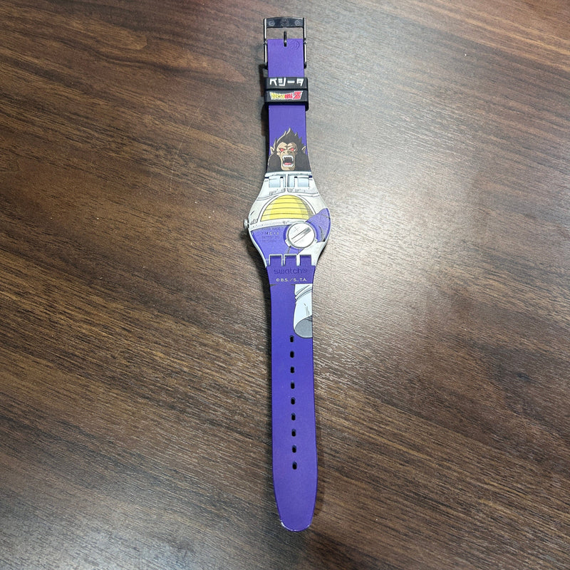 [Pre-Owned] Swatch X Vegeta SUOZ348 Dragon Ball Z Limited Men Watch