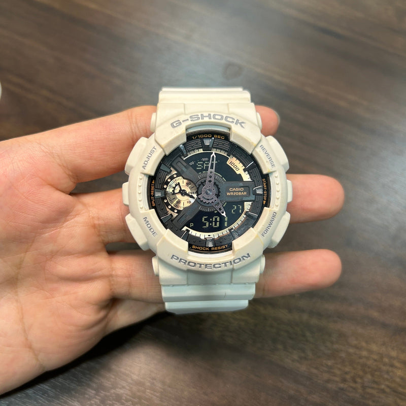 [Pre-Owned] Casio G-Shock GA-110RG-7A All White Men Watch