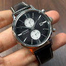 [Pre-Owned] Citizen CA7061-18E Eco-Drive Black Men Watch