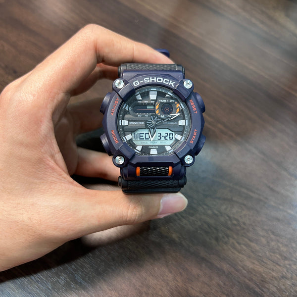 [Pre-Owned] Casio G-Shock GA-900-2A Blue Men Watch