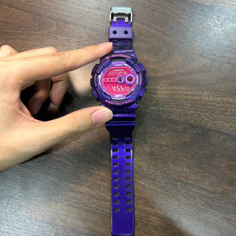 [Pre-Owned] Casio G-Shock GD-100SC-6D Rare Purple Men Watch