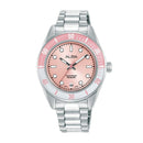 Alba Active AG8Q71X1 Pink Dial Stainless Steel Quartz Women Watch 