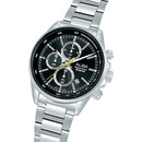 Alba Active AM3A49X Black Quartz Chronograph Stainless Steel Men Watch
