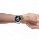 Alba Active AM3A49X Black Quartz Chronograph Stainless Steel Men Watch