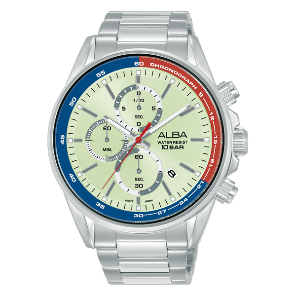 Alba Active AM3A53X Luminous Dial Quartz Chronograph Men Watch