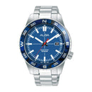 Alba Active AS9Q19X Blue Dial Stainless Steel Quartz Men Watch