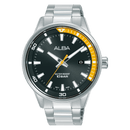 Alba Active AS9R55X Quartz Black Dial Stainless Steel Men Watch