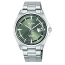 Alba Active AS9V87X Green Dial Stainless Steel Quartz Men Watch