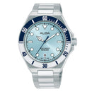 Alba Active AS9W11X1 Light Blue Dial Stainless Steel Quartz Men Watch
