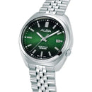 Alba Active AS9W31X1 Green Dial Stainless Steel Quartz Men Watch