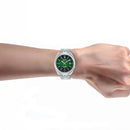 Alba Active AS9W31X1 Green Dial Stainless Steel Quartz Men Watch