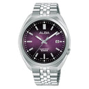 Alba Active AS9W37X1 Purple Dial Stainless Steel Quartz Men Watch