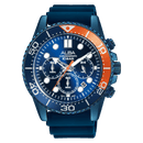 Alba Active AT3J45X Blue Silicone Strap Quartz Chronograph Men Watch