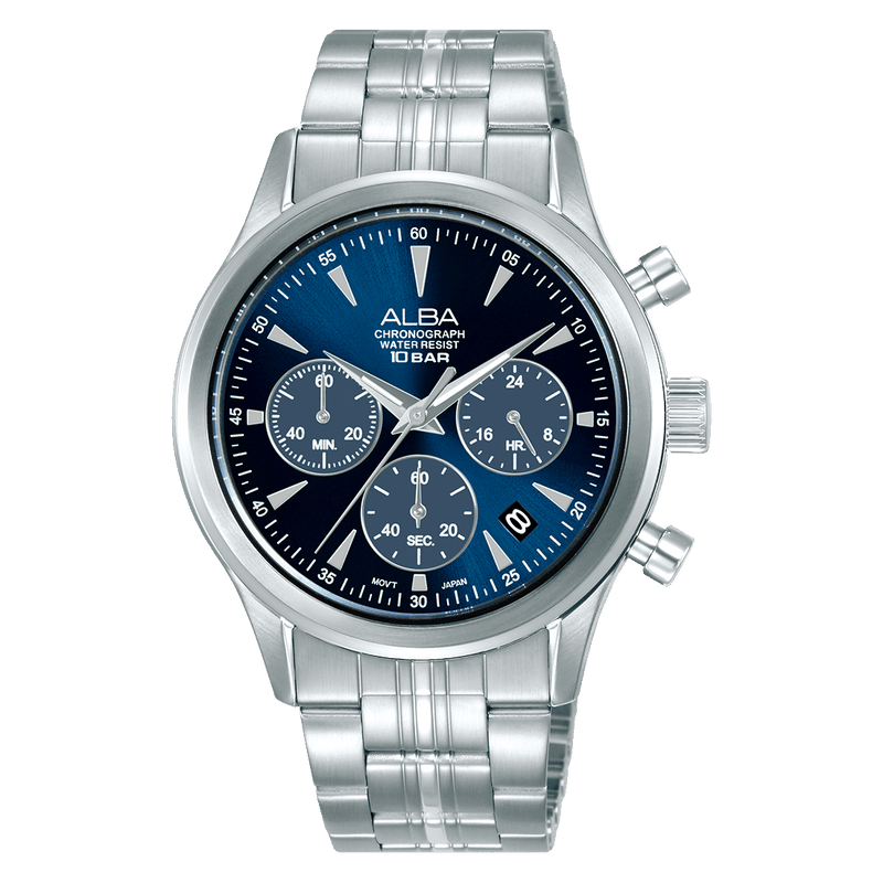 Alba Active AT3K51X Stainless Steel Quartz Chronograph Men Watch