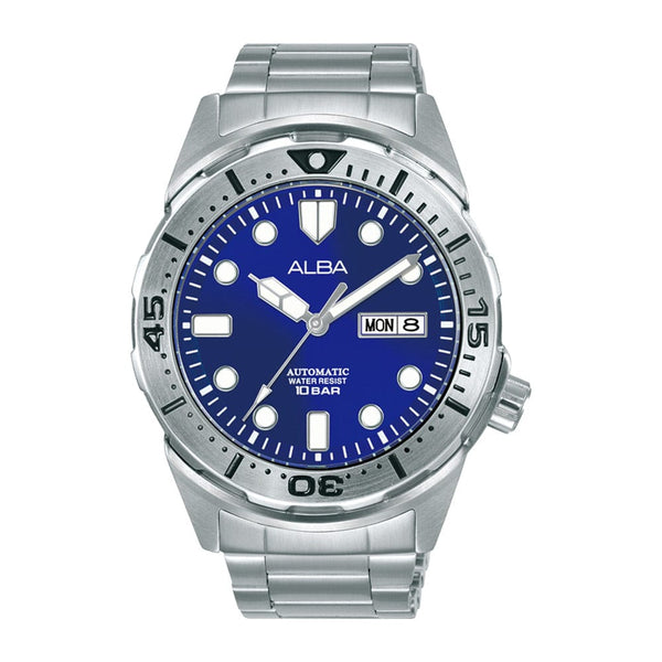 Alba Automatic AL4373X Stainless Steel Blue Dial Men Watch Malaysia