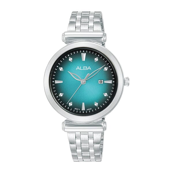 Alba Fashion AH7CQ1X Quartz Blue Smoky Dial Women Watch