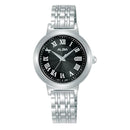 Alba Fashion AH7EB5X Black Dial Stainless Steel Quartz Women Watch