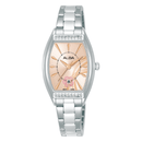 Alba Fashion AH7ER1X Salmon Square Quartz Stainless Steel Women Watch