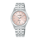 Alba Fashion AH7FG5X1 Quartz Pink Dial Stainless Steel Women Watch