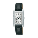 Alba Fashion AK3053X Black Leather Square Quartz Women Watch