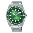 Alba Mechanical AL4437X Automatic Green Dial Stainless Steel Men Watch