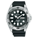Alba Mechanical AL4495X Black Dial Silicone Automatic Men Watch