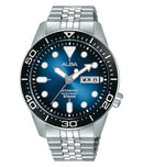 Alba Mechanical AL4525X Automatic Blue Dial Stainless Steel Men Watch