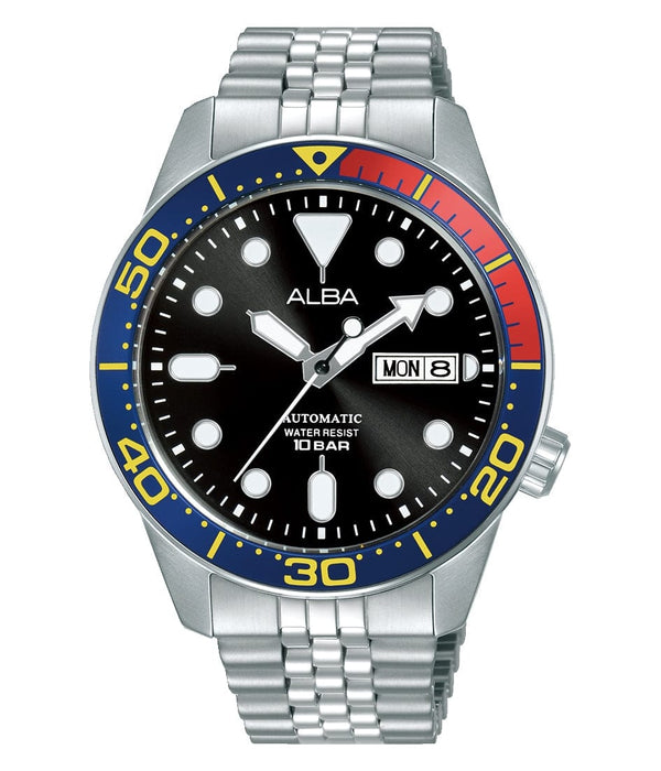 Alba Mechanical AL4529X Automatic Stainless Steel Black Dial Men Watch