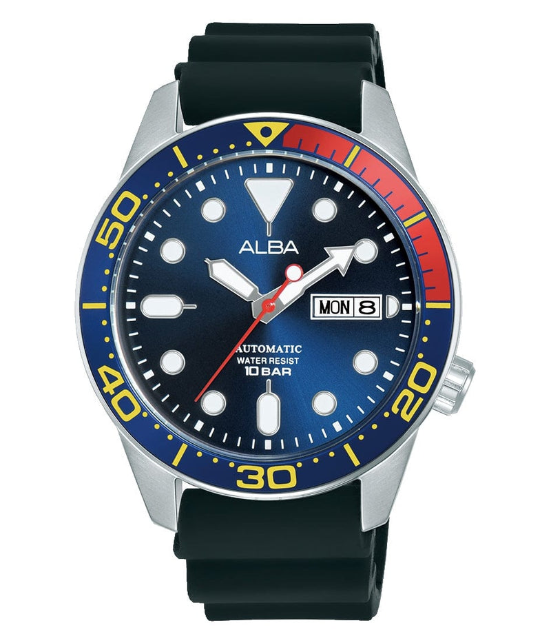 Alba Mechanical AL4533X Automatic Stainless Steel Blue Dial Men Watch