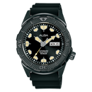 Alba Mechanical AL4569X Automatic Silicone Strap Black Dial Men Watch
