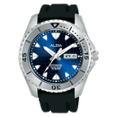 Alba Mechanical AL4585X Automatic Silicone Strap Blue Dial Men Watch