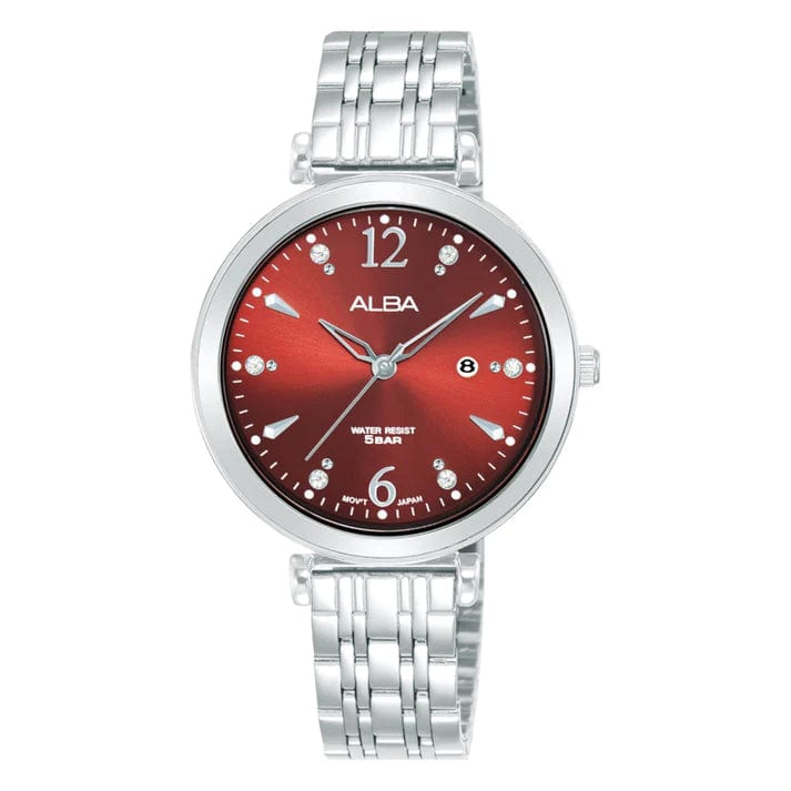 Alba Prestige AH7BW3X Stainless Steel Quartz Women Watch