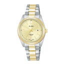 Alba Prestige AH7CK8X Two-Tone Gold Stainless Steel Quartz Women Watch