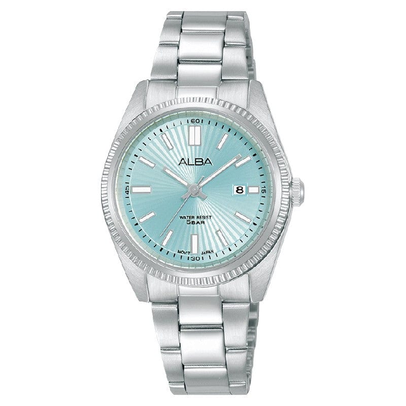 Alba Prestige AH7CL7X Ice Blue Stainless Steel Quartz Women Watch