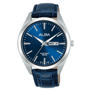 Alba Prestige AJ6215X Blue Dial Leather Strap Quartz Men Watch